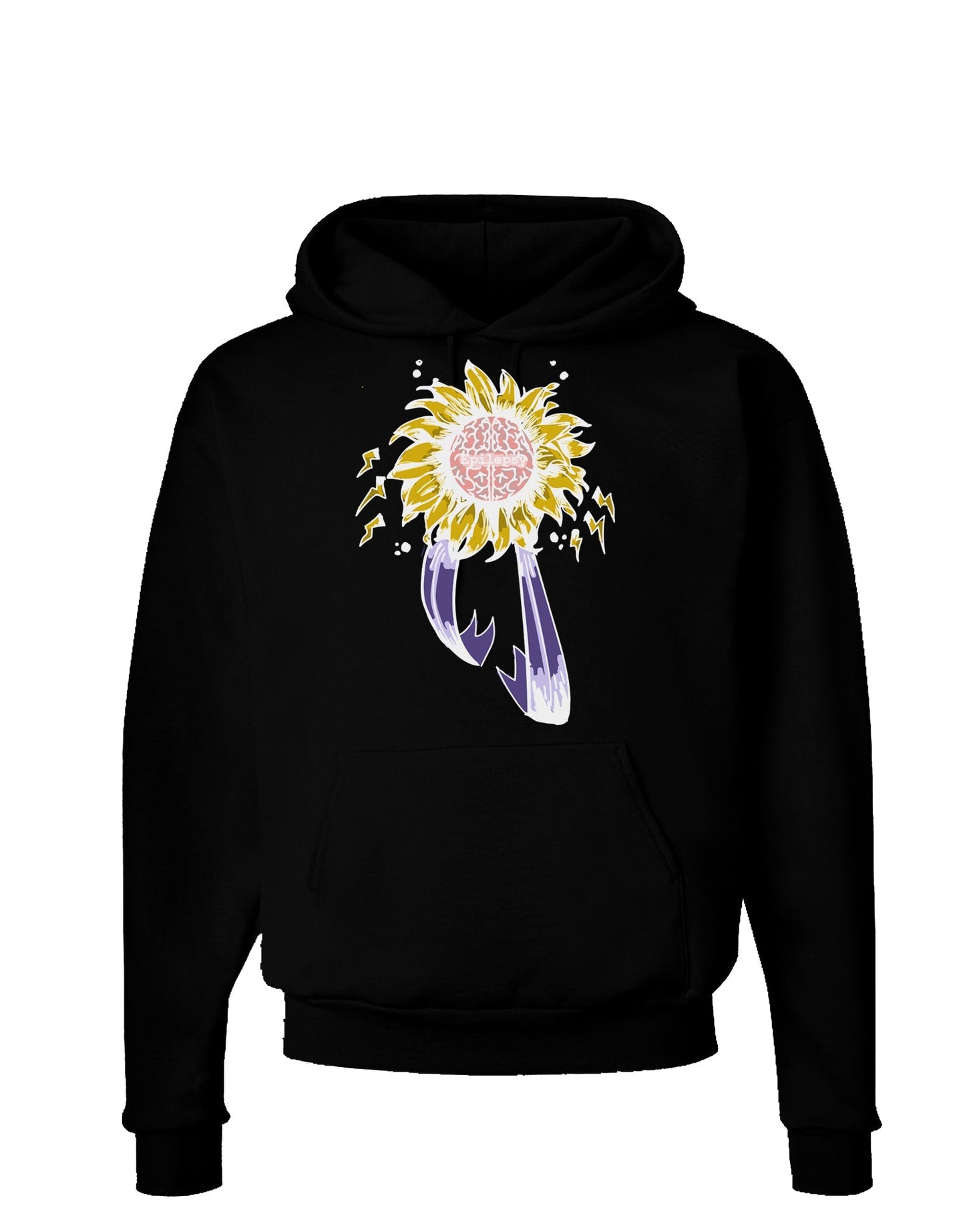 Epilepsy Awareness Hoodie Sweatshirt-Hoodie-TooLoud-Black-Small-Davson Sales