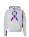 Epilepsy Awareness Ribbon - Purple Hoodie Sweatshirt-Hoodie-TooLoud-AshGray-Small-Davson Sales