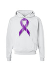 Epilepsy Awareness Ribbon - Purple Hoodie Sweatshirt-Hoodie-TooLoud-White-Small-Davson Sales