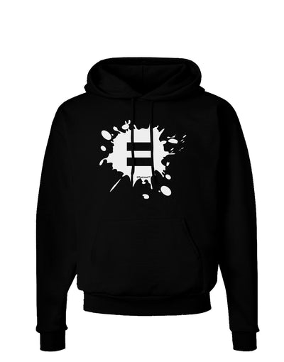 Equal Paint Splatter Dark Hoodie Sweatshirt by TooLoud-Hoodie-TooLoud-Black-Small-Davson Sales