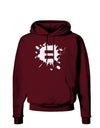 Equal Paint Splatter Dark Hoodie Sweatshirt by TooLoud-Hoodie-TooLoud-Maroon-Small-Davson Sales