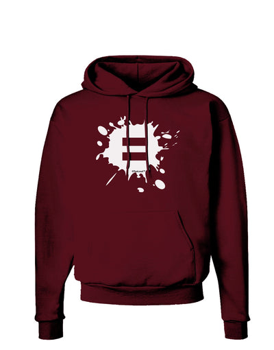 Equal Paint Splatter Dark Hoodie Sweatshirt by TooLoud-Hoodie-TooLoud-Maroon-Small-Davson Sales