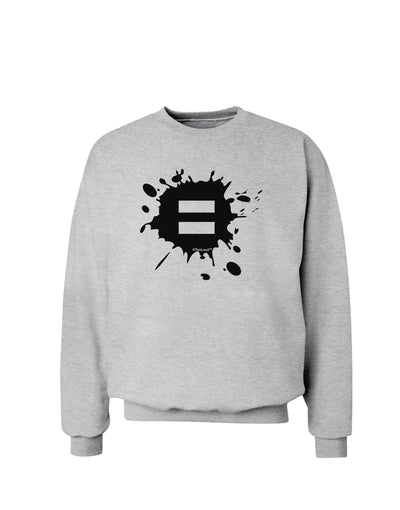 Equal Paint Splatter Sweatshirt by TooLoud-Sweatshirts-TooLoud-AshGray-Small-Davson Sales