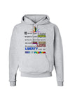 Equality Life Liberty Pursuit of Happiness Hoodie Sweatshirt-Hoodie-TooLoud-AshGray-Small-Davson Sales