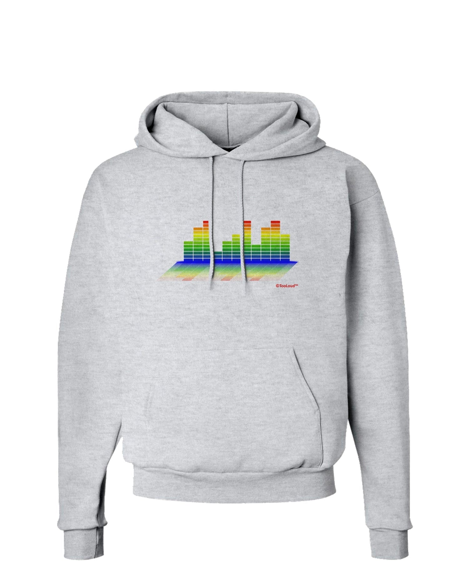 Equalizer Bars Design Hoodie Sweatshirt by TooLoud-Hoodie-TooLoud-AshGray-Small-Davson Sales