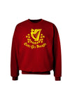 Erin Go Bragh Ireland Forever Adult Dark Sweatshirt-Sweatshirts-TooLoud-Deep-Red-Small-Davson Sales