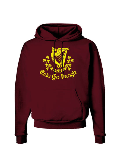 Erin Go Bragh Ireland Forever Dark Hoodie Sweatshirt-Hoodie-TooLoud-Maroon-Small-Davson Sales