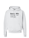 Error 404 Costume Distressed Hoodie Sweatshirt-Hoodie-TooLoud-White-Small-Davson Sales