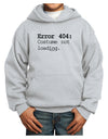 Error 404 Costume Distressed Youth Hoodie Pullover Sweatshirt-Youth Hoodie-TooLoud-Ash-XS-Davson Sales