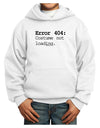 Error 404 Costume Youth Hoodie Pullover Sweatshirt