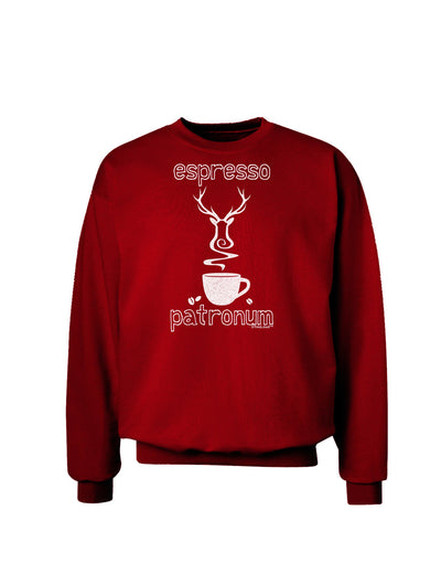 Espresso Patronum Adult Dark Sweatshirt-Sweatshirts-TooLoud-Deep-Red-Small-Davson Sales