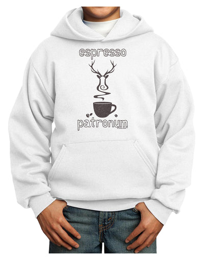 Espresso Patronum Youth Hoodie Pullover Sweatshirt-Youth Hoodie-TooLoud-White-XS-Davson Sales