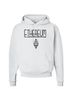 Ethereum with logo Hoodie Sweatshirt-Hoodie-TooLoud-White-Small-Davson Sales