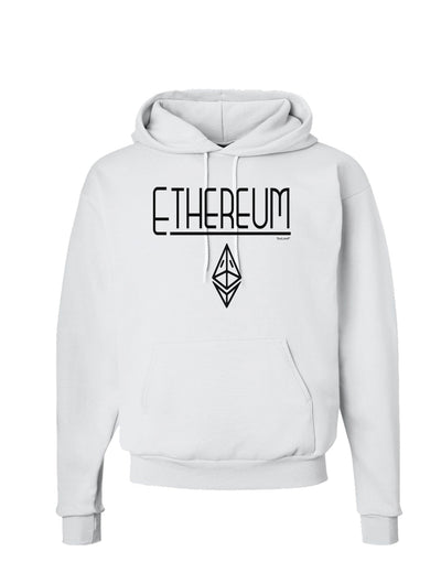 Ethereum with logo Hoodie Sweatshirt-Hoodie-TooLoud-White-Small-Davson Sales