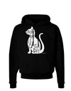 Every Day Is Caturday Cat Silhouette Dark Hoodie Sweatshirt by TooLoud-Hoodie-TooLoud-Black-Small-Davson Sales