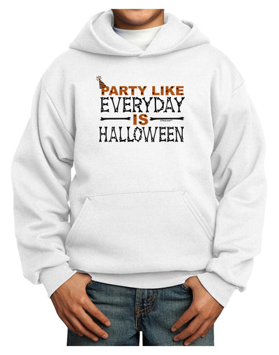 Everyday Is Halloween Youth Hoodie Pullover Sweatshirt-Youth Hoodie-TooLoud-White-XS-Davson Sales