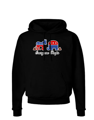 Everyone Poops Donkey Elephant Dark Hoodie Sweatshirt-Hoodie-TooLoud-Black-Small-Davson Sales