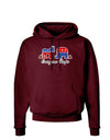 Everyone Poops Donkey Elephant Dark Hoodie Sweatshirt-Hoodie-TooLoud-Maroon-Small-Davson Sales