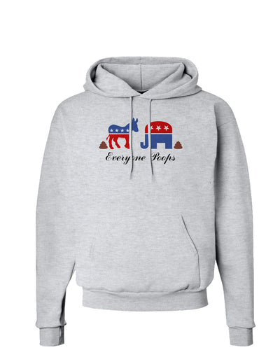 Everyone Poops Donkey Elephant Hoodie Sweatshirt-Hoodie-TooLoud-AshGray-Small-Davson Sales