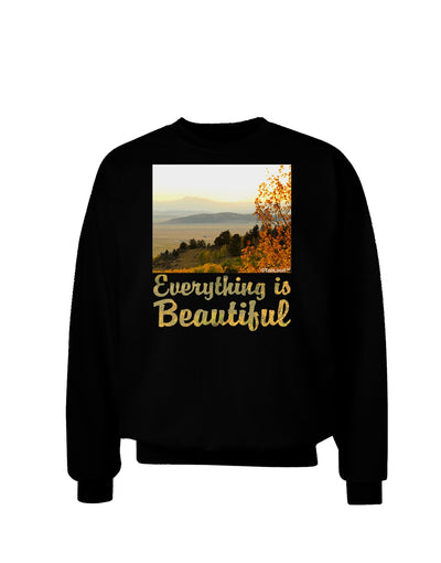 Everything is Beautiful - Sunrise Adult Dark Sweatshirt by-Sweatshirts-TooLoud-Black-Small-Davson Sales