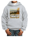 Everything is Beautiful - Sunrise Youth Hoodie Pullover Sweatshirt by-Youth Hoodie-TooLoud-Ash-XS-Davson Sales