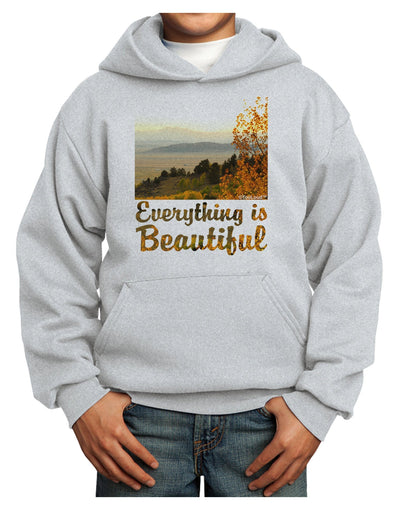 Everything is Beautiful - Sunrise Youth Hoodie Pullover Sweatshirt by-Youth Hoodie-TooLoud-Ash-XS-Davson Sales