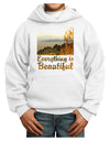 Everything is Beautiful - Sunrise Youth Hoodie Pullover Sweatshirt by-Youth Hoodie-TooLoud-White-XS-Davson Sales