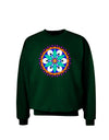 Evil Eye Protection Mandala Adult Dark Sweatshirt by-Sweatshirts-TooLoud-Deep-Forest-Green-Small-Davson Sales