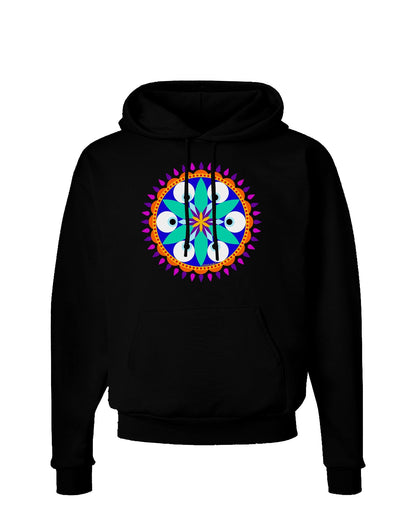 Evil Eye Protection Mandala Dark Hoodie Sweatshirt by-Hoodie-TooLoud-Black-Small-Davson Sales