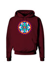 Evil Eye Protection Mandala Dark Hoodie Sweatshirt by-Hoodie-TooLoud-Maroon-Small-Davson Sales