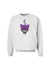 Evil Kitty Sweatshirt-Sweatshirts-TooLoud-White-Small-Davson Sales