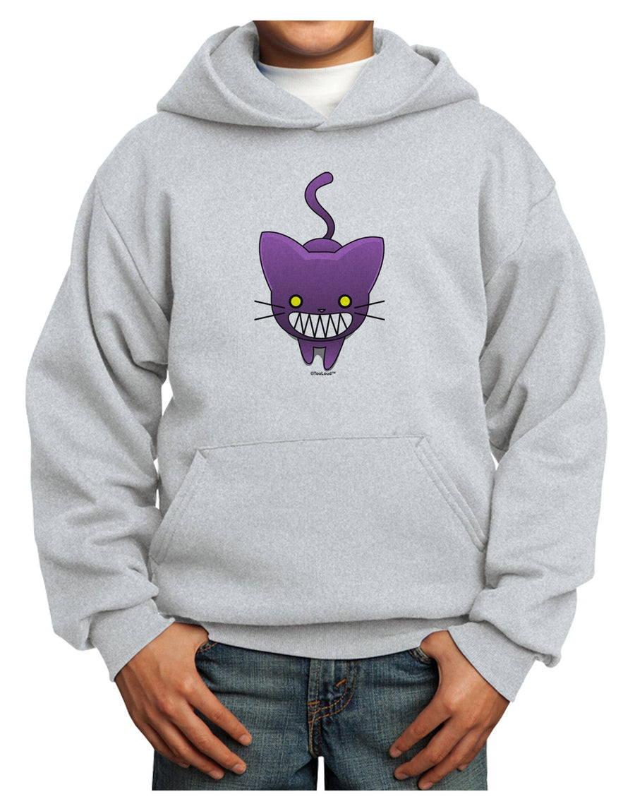 Evil Kitty Youth Hoodie Pullover Sweatshirt-Youth Hoodie-TooLoud-White-XS-Davson Sales