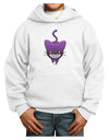 Evil Kitty Youth Hoodie Pullover Sweatshirt-Youth Hoodie-TooLoud-White-XS-Davson Sales