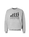 Evolution of Man Sweatshirt by TooLoud-Sweatshirts-TooLoud-AshGray-Small-Davson Sales