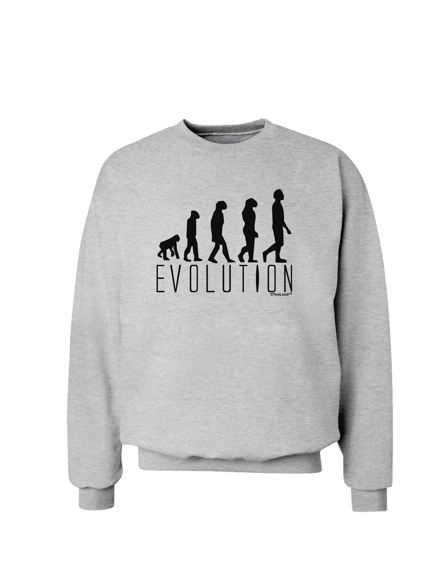 Evolution of Man Sweatshirt by TooLoud-Sweatshirts-TooLoud-White-Small-Davson Sales