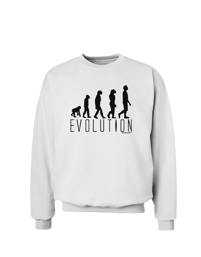 Evolution of Man Sweatshirt by TooLoud-Sweatshirts-TooLoud-White-Small-Davson Sales