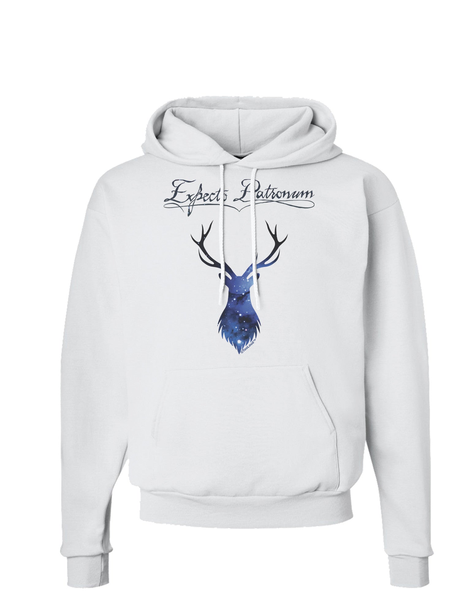 Expecto Patronum Space Stag Hoodie Sweatshirt-Hoodie-TooLoud-White-Small-Davson Sales