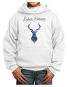 Expecto Patronum Space Stag Youth Hoodie Pullover Sweatshirt-Youth Hoodie-TooLoud-White-XS-Davson Sales