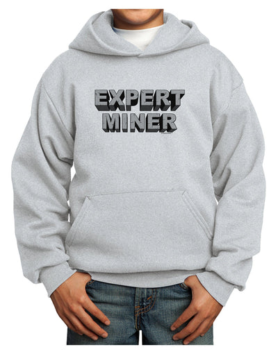 Expert Miner Youth Hoodie Pullover Sweatshirt-Youth Hoodie-TooLoud-Ash-XS-Davson Sales