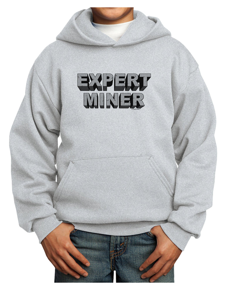 Expert Miner Youth Hoodie Pullover Sweatshirt-Youth Hoodie-TooLoud-White-XS-Davson Sales