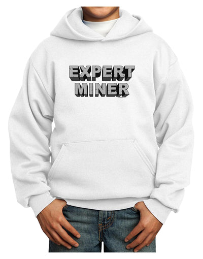 Expert Miner Youth Hoodie Pullover Sweatshirt-Youth Hoodie-TooLoud-White-XS-Davson Sales