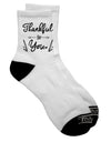 Expressing Gratitude with Dark Adult Socks - TooLoud-Socks-TooLoud-Short-Ladies-4-6-Davson Sales