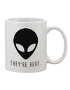Exquisite Alien-Inspired 11 oz Coffee Mug - TooLoud-11 OZ Coffee Mug-TooLoud-White-Davson Sales