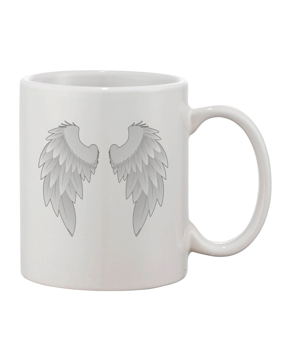 Exquisite Angel Wings Patterned 11 oz Coffee Mug - Crafted by a Drinkware Expert-11 OZ Coffee Mug-TooLoud-White-Davson Sales