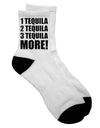 Exquisite Assortment of Adult Short Socks: Embrace the Spirit of Tequila - TooLoud-Socks-TooLoud-White-Ladies-4-6-Davson Sales
