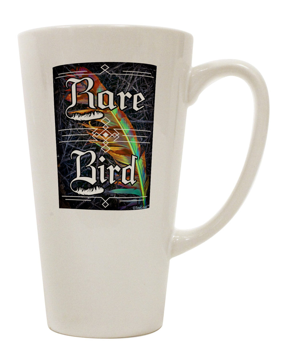 Exquisite Avian - Vibrant Plumage 16 Ounce Conical Latte Coffee Mug - TooLoud-Conical Latte Mug-TooLoud-White-Davson Sales