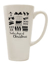 Exquisite Conical Latte Coffee Mug - Perfect for Celebrating the Twelve Days of Christmas - TooLoud-Conical Latte Mug-TooLoud-White-Davson Sales