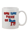 Exquisite - Democrat Printed 11 oz Coffee Mug - TooLoud-11 OZ Coffee Mug-TooLoud-White-Davson Sales