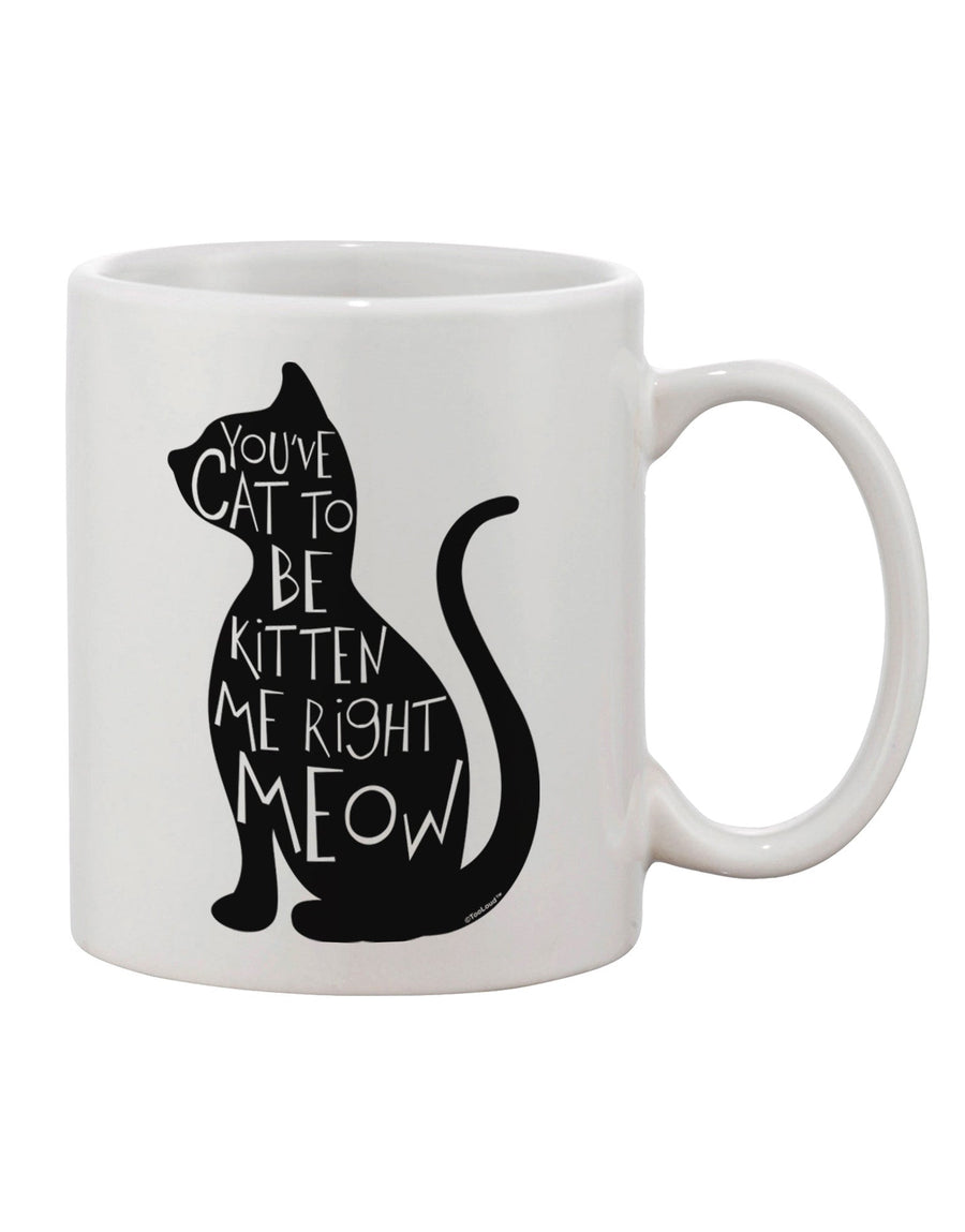 Exquisite Feline-Inspired 11 oz Coffee Mug - TooLoud-11 OZ Coffee Mug-TooLoud-White-Davson Sales