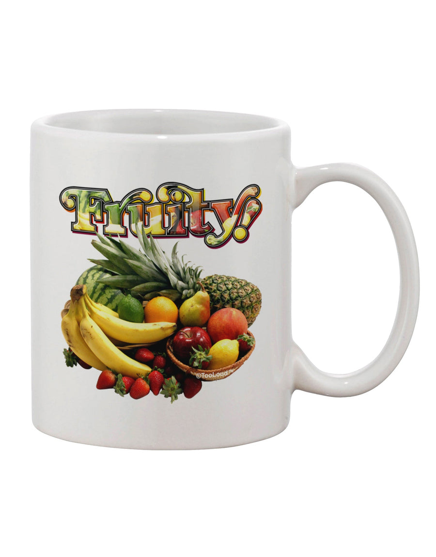 Exquisite Fruity Fruit Basket 2 Printed 11 oz Coffee Mug - TooLoud-11 OZ Coffee Mug-TooLoud-White-Davson Sales